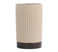 Dowbom Soporte para utensilios de cocina para encimera, organizador de espátulas de cuchara, utensilios de cocina de cerámica, soporte para cubiertos, soporte para palillos para cocina (caqui, 3.5