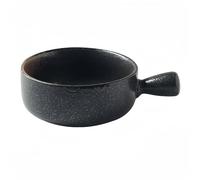 Dowbom Tazones de sopa con asa, cuenco de cerámica para sopa de cebolla, apto para microondas y horno (C, 26 onzas)