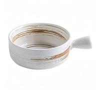 Dowbom Tazones de sopa con asa, cuenco de cerámica para sopa de cebolla de 26.5 onzas, apto para microondas y horno (D, 26 onzas)