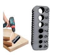 Doweling Jig - Precision Pocket Tool, Straight Boring Guide with Non Slip Base, Accurate Centered Woodwork Positioning, Ideal for Construction Site Workplace Renovation Tasks