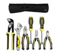 DOWELL Juego de alicates: llave ajustable, alicates de corte diagonal, conjunto de herramientas para mantenimiento