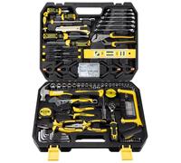 DOWELL Juego de herramientas para mecánicos Llave de tubo Auto Kit de reparación de herramientas 168 piezas Kit de herramientas manuales Caja de almacenamiento