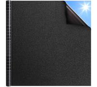 DOWELL Lámina opaca para ventanas, lámina opaca para ventanas, color negro, 30 x 200 cm, lámina tintada, autoadhesiva, oscura