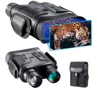 Dowesyeen HD Profesionales Largo Digitales Binoculares/Prismaticos Vision Nocturna,7000mAh Recargable,Zoom Digital 5X 42MM,Alcance Visual Nocturna 800M,con 4" TFT LCD,para Caza, Acampada