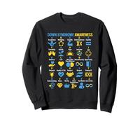 Down Syndrome Alphabet Awareness Graphic Sudadera