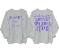 Down The Witches Road - Sudadera para mujer y hombre, gris, S
