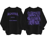 Down The Witches Road - Sudadera para mujer y hombre, Negro, XL