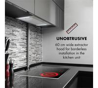 Down Under Campana extractora para empotrar 60 cm Extracción de aire: 590 m³/h LED Acero inoxidable