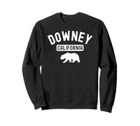Downey California 562 Los Ángeles Retro Cali Bear Latino Sudadera