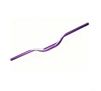 Downhill - Manillar de ciclismo de 780 mm, 30 mm, elevación MTB (morado y blanco)