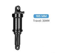 Downhill Mountain - Amortiguador trasero de aire para bicicleta, 165/190/210/230 mm, amortiguador de presión de aire ajustable de 300 psi, suspensión de aleación de aluminio para suspensión completa