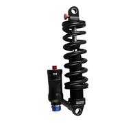 Downhill mountain bike Bicicletas parachoques trasero bicicleta suspensión hidráulico muelle amortiguador para eléctrico Mmoto bicicleta plata etiqueta (230 mm)