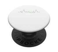 Downhill MTB Dirt Bike Bicicleta EKG Regalo PopSockets PopGrip Adhesivo