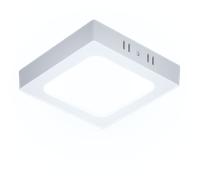 Downlight E6 LED de superficie cuadrado 6W Luz blanca