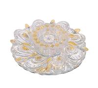 Downlight empotrable LED Lámpara de techo de cristal moderna Lámpara empotrable redonda de cristal Embellecedor deflector 5W Lámpara de montaje empotrado para sala de estar Dormitorio Pasillo Comedor