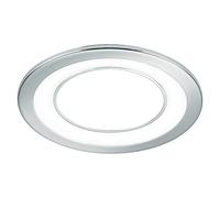 Downlight empotrable LED redondo Core (10 W, Ø x Al: 14,8 x 3,3 cm, Blanco cálido, Cromo)