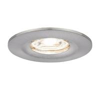 Downlight empotrable LED redondo Nova Mini (4 W, Hierro cepillado, Blanco cálido, Cabezal de lámpara móvil)