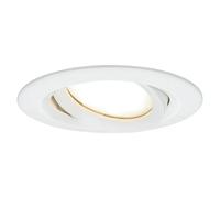 Downlight empotrable LED redondo Nova Plus (6,8 W, Blanco, Blanco cálido, IP65)