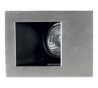 Downlight empotrable prometheus retangular 1xgx5.3 l.12xan.9xal.0,3cm