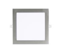 Fabrilamp Downlight empotrar Abaco 12w 1080lm Cuadrado Niquel 3000-4000-6500k Corte 15d