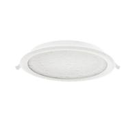 Downlight Iglux IG-54-18W-F/ Circular/ Ø225 x 29.5mm/ Potencia 18W/ 1720 Lúmenes/ 6000ºK/ Blanco