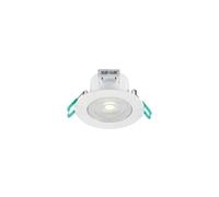 Downlight LED 4000K, 480lm, IP44 - Iluminación eficiente para espacios interiores y exteriores, resistente a la humedad.