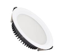 Downlight LED 40W Circular Aero 130 lm/W Microprismático Corte Ø 200 mm