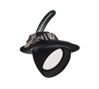 Downlight LED 48W Circular Direccionable Chip 120 lm/W Corte Ø 200 mm Negro