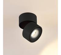 Downlight LED Arcchio Rotari, 620 lm, 1 luz, negro True