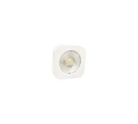 Downlight LED cuadrado 20W, luz blanca, alta nergética; ideal para iluminación de espacios interiores.