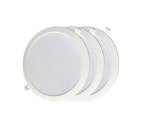 Downlight LED EDM 31568 18 W Ø 22 x 3,2 cm 3 Unidades (4000 K) - Marca: EDM Product - EAN: 8425998315684
