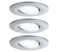 Downlight LED empotrable Calla (18 W, Cromo, IP65, 3 ud.)