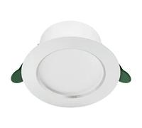 Downlight LED empotrable Diamond Cut (2 W, Ø x Al: 9,5 x 4,95 cm, Blanco, Blanco neutro)