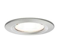 Downlight LED empotrable Nova (6,5 W, Hierro cepillado, Blanco cálido, 1 ud., Profundidad de montaje: 75 mm)