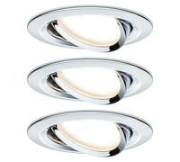 Downlight LED empotrable Nova Orientable 3 Step Dim Cromo (6,5 W, Cromo, Blanco cálido)
