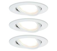 Downlight LED empotrable Nova Plus Coin orientables (6,8 W, Blanco, Diámetro: 8,4 cm)
