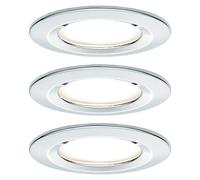 Downlight LED empotrable Nova Rigid 3 Step Dim Cromo (6,5 W, Cromo, Blanco cálido)