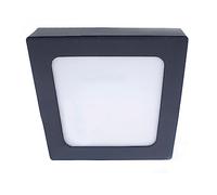 Downlight LED Gelys IP54 18W 4000K cuadrado antracita