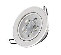 Downlight Led Infrarrojo Empotrable Ajustable con Control de Luz de 5 W, Luminaria de Techo, Apliques de Pared Empotrables para Pasillo Y Porche, Luces de Emergencia Resistentes Al Fuego Y de Bajo Con