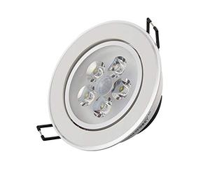 Downlight Led Infrarrojo Empotrable Ajustable con Control de Luz de 5 W, Luminaria de Techo, Apliques de Pared Empotrables para Pasillo Y Porche, Luces de Emergencia Resistentes Al Fuego Y de Bajo Con