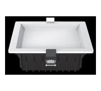 Downlight led intego pro cuadrado 26w 1490lm 7x18x18 cm blanco 6400k c
