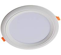 Downlight LED oceano redondo empotrar 18W 6000K marco blanco PF0,95 (4000K natural)