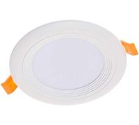 Downlight LED oceano redondo empotrar 9W 6000K marco blanco PF0,95 (3000K calido)