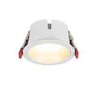 Downlight LED redondo empotrable CRI90 3000k / 4000k / 5000k Foco de techo COB antideslumbrante Ángulo de haz de 60 ° para iluminación comercial,Wihte,7W Cold Wihte