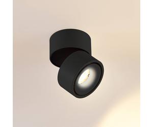 Downlight LED Rotari de Arcchio, 620 lm, 1 luz, negro