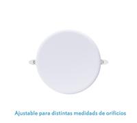 Downlight led smd migmatita 24w 6500k blanco 2400lm 2x17,5x17,5 cm cor