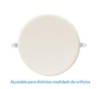 Downlight led smd migmatita 36w 4000k blanco 3600lm 2x22,7x22,7 cm cor