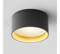 Downlight LED Vega de Maytoni, negro/dorado, Ø 14 cm, 15 W, aluminio EC:EPREL:1829223