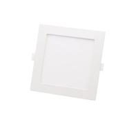 Downlight Panel LED extra plano cuadrado blanco 18 W - Blanco cálido 2300 K - 3500 K