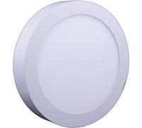 DOWNLIGHT PANEL SUPERFICIE LED CIRCULAR 18W plafon Redondo Para Techo y Pared LUZ BLANCA 6500K